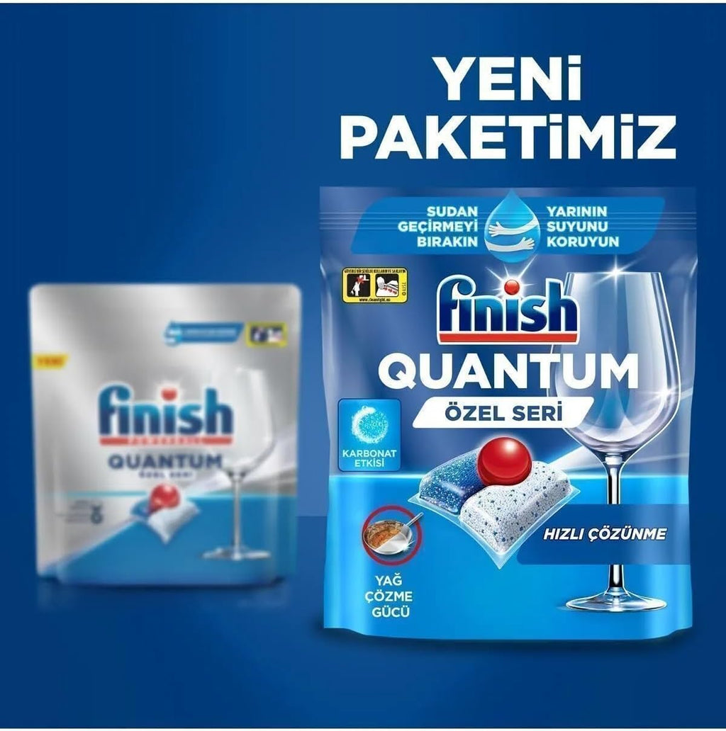 Finish Quantum Özel Seri 200 Kapsül Bulaşık Makinesi Deterjanı Tableti (2 x 100 Kapsül)