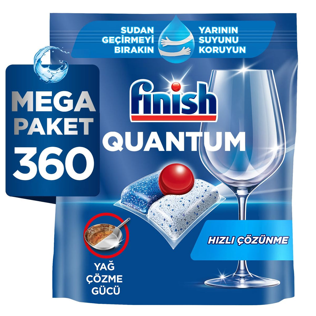 Finish Quantum Özel Seri 200 Kapsül Bulaşık Makinesi Deterjanı Tableti (2 x 100 Kapsül)