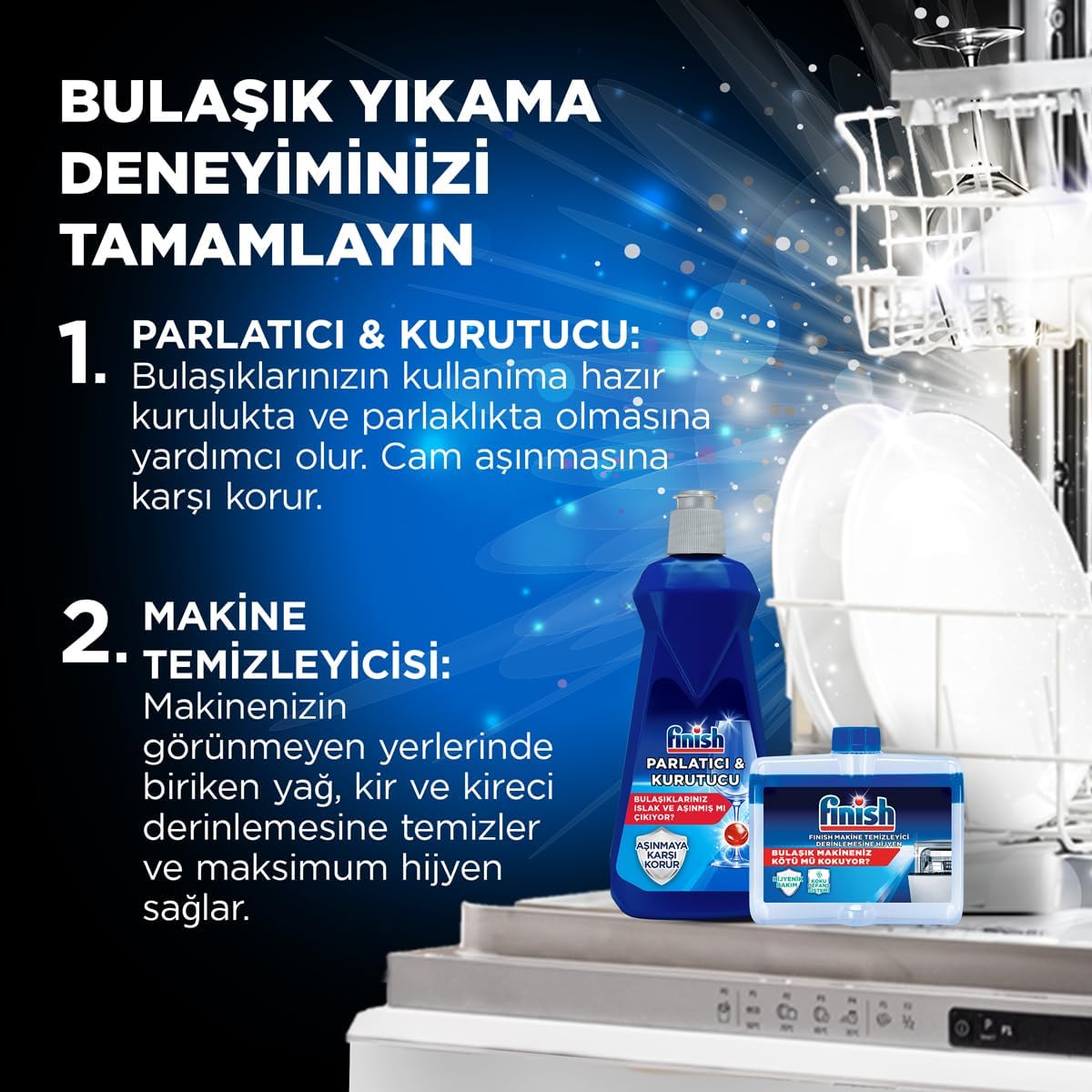 Finish Quantum Özel Seri 200 Kapsül Bulaşık Makinesi Deterjanı Tableti (2 x 100 Kapsül)