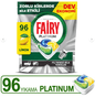 Fairy Platinum 96 Yıkama Bulaşık Makinesi Deterjanı Kapsülü/Tableti Limon Kokulu - Turqstore