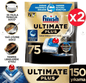 Finish Ultimate Plus 150 Kapsül Bulaşık Makinesi Deterjanı Tableti (2x 75 Kapsül) - Turqstore